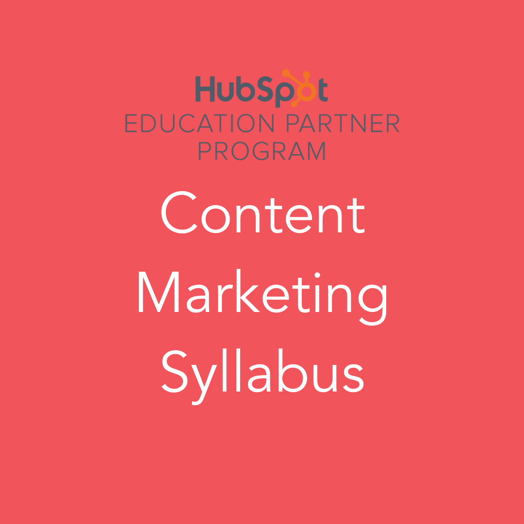 HubSpot Content Marketing Syllabus