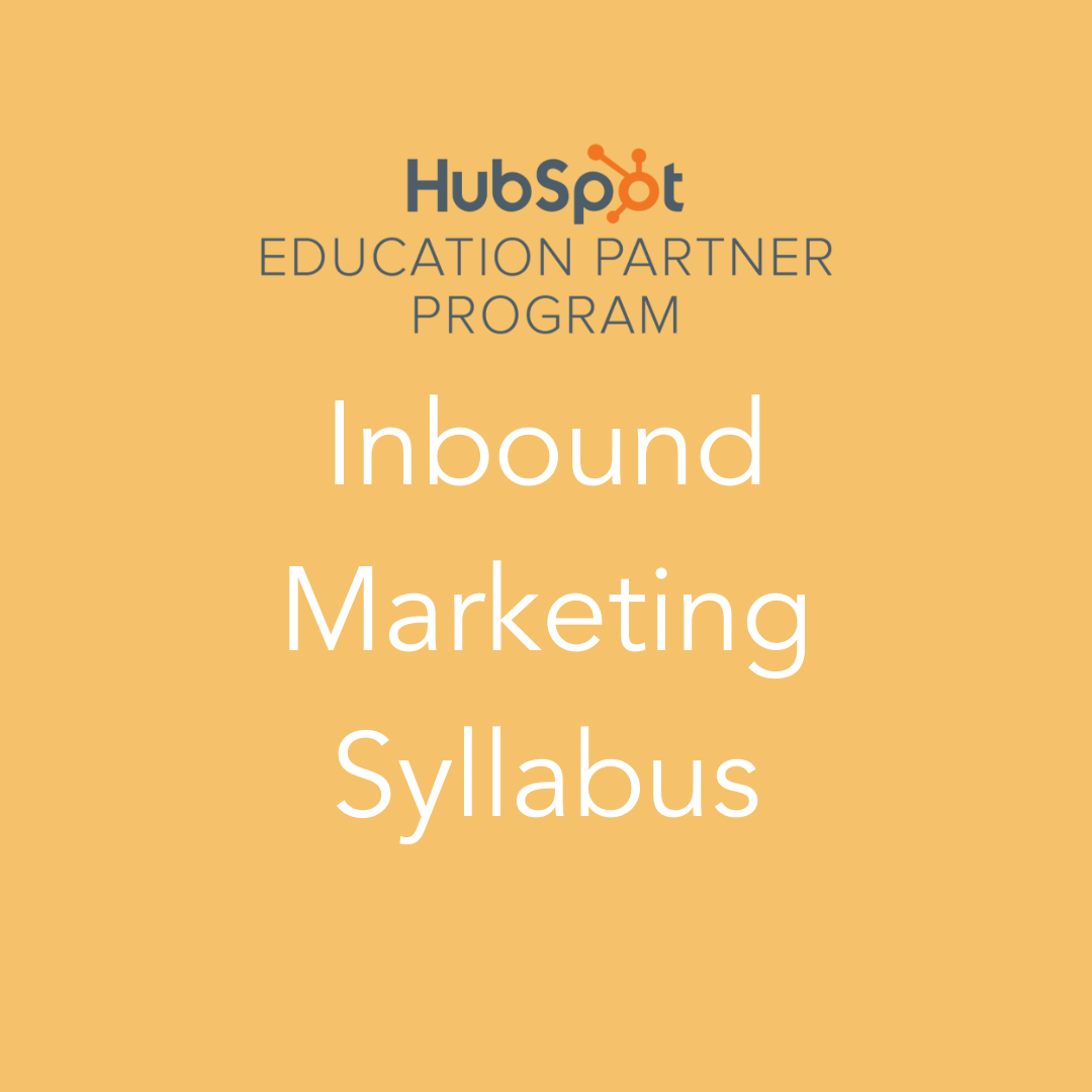 HubSpot Inbound Marketing Syllabus